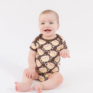 Coconut Pops The Harper Onesie • Hot Chocolate • 6-9 Months